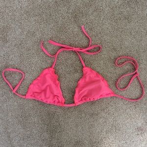 Pink Body Glove Triangle Bikini Top
