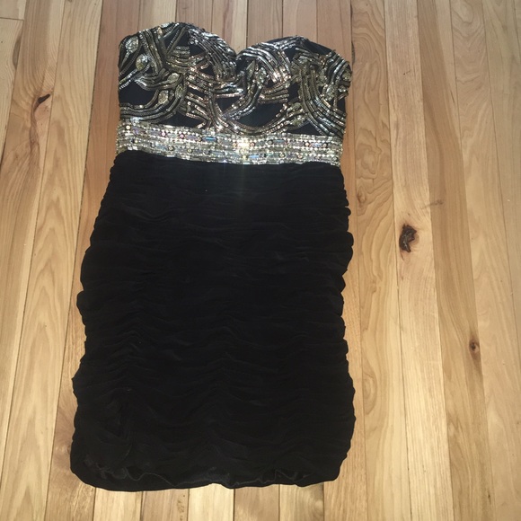 Short Black Homecoming Dress