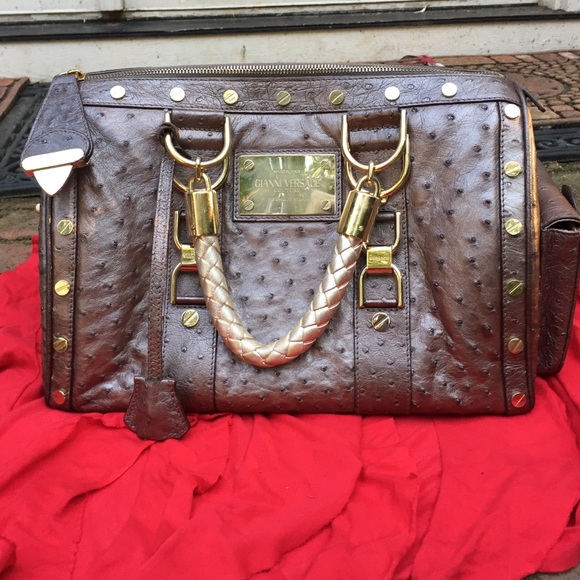 Versace Handbags - RARE!! Ostrich VERSACE! MY pride and joy!