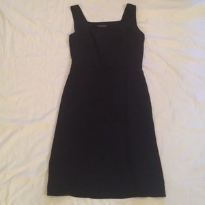 Black banana republic silk dress
