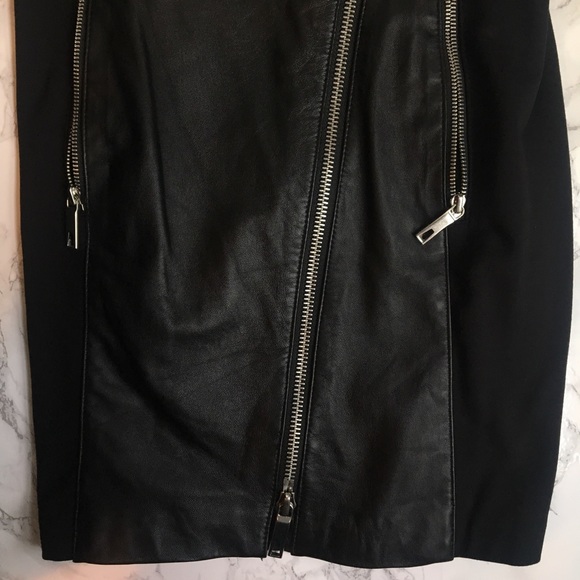 Rachel Zoe Auburn Leather Dress - Picture 4 of 8