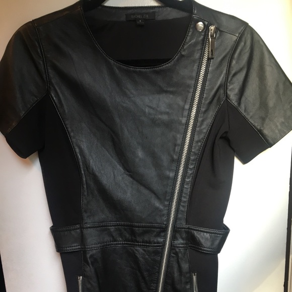 Rachel Zoe Auburn Leather Dress - Picture 6 of 8