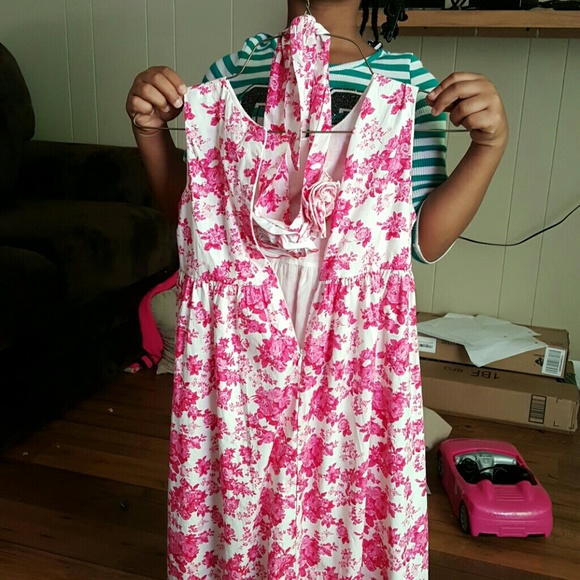 Kids dress with matching head band
