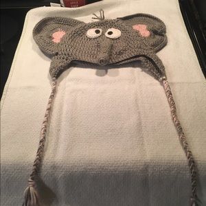 Crocheted elephant hat