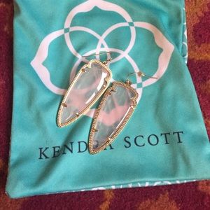 Kendra Scott Rose and Gold Earrings
