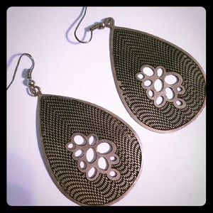 Teardrop Metal World Market Earrings