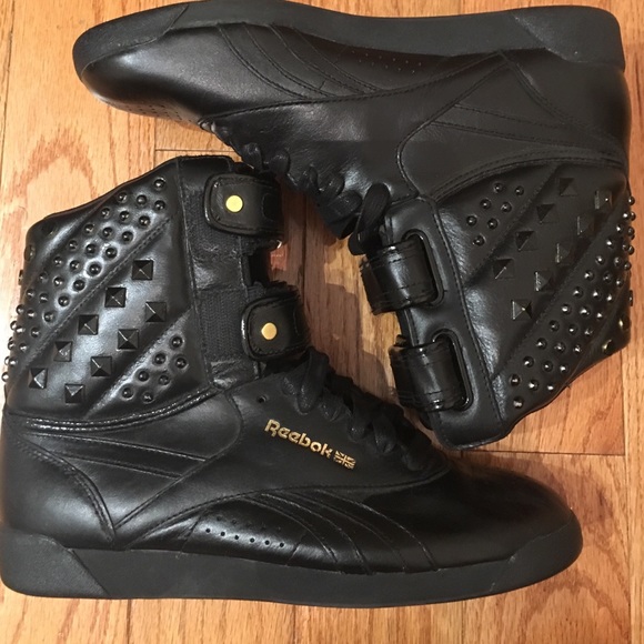 Brand New, never worn black Reebok high tops