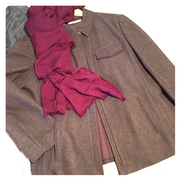 Charcoal XL Modern Coat