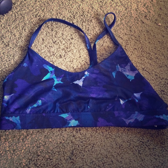 Blue and Purple Sports Bra