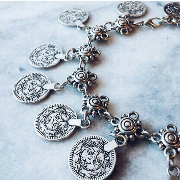 Jewelry | X2 boho coin anklets (Or bracelets) - Picture 2 of 3