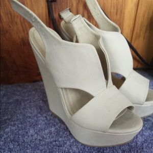 Tan sandal heels