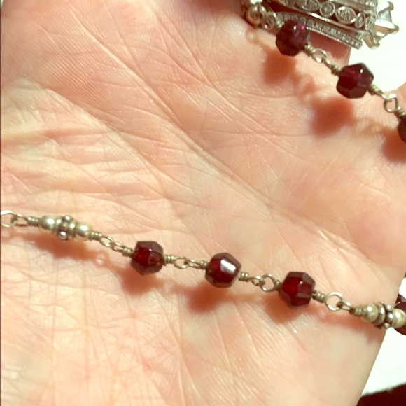 ❌TRADED❌ Laura Silpada garnet necklace