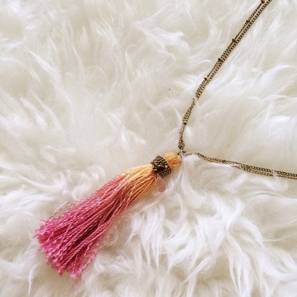 Anthropologie Jewelry - Anthropologie Tassel Necklace