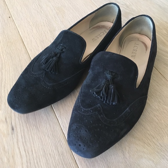 Suede J. Crew Loafers