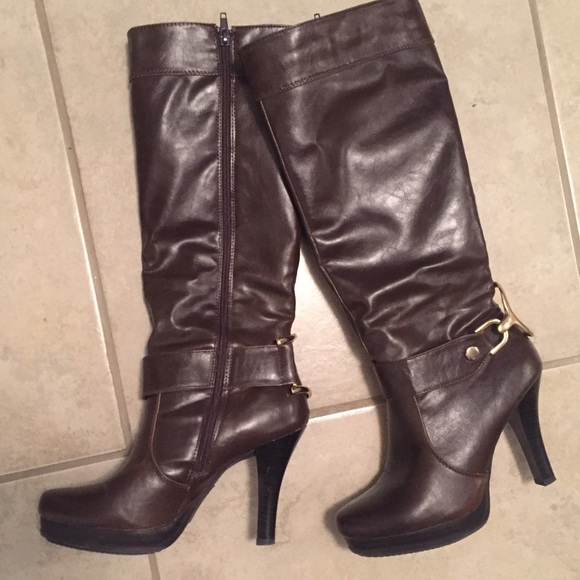 JASMIN :: Brown Leather Boots