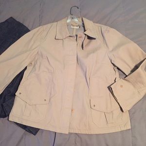 JCrew Canvas Khaki Coat, XL