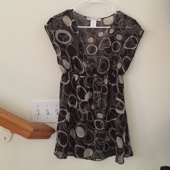 Charlotte Russe sheer top