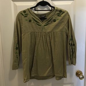 Ralph Lauren Green Long Sleeve Top