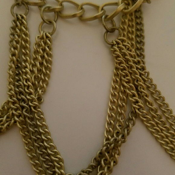 Gold chain link necklace Banana Republic - Picture 3 of 4