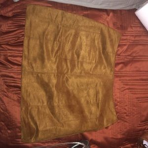 Old navy faux suede miniskirt