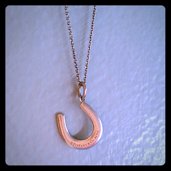 Authentic Tiffany & Co Silver Horseshoe Necklace