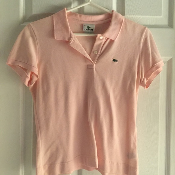 Pale pink polo
