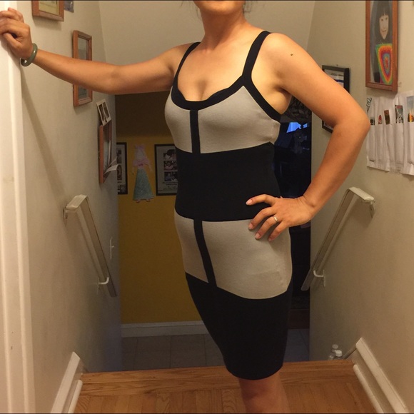 BCBGMAXAZRIA cable dress