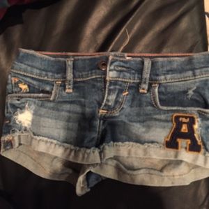 Abercrombie jean shorts