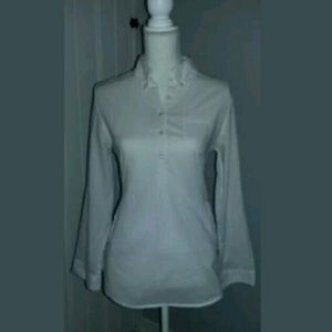 Twenty one Medium White Fitted Tunic Blouse Shirt