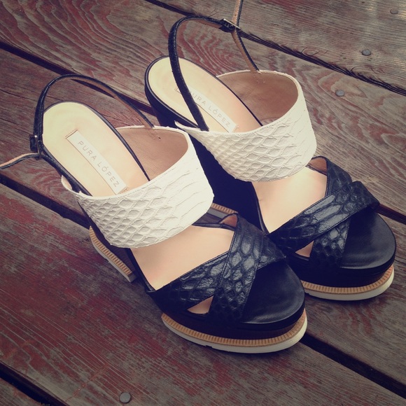 Pura Lopez wedge platforms - Picture 1 of 4