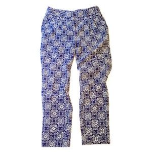 J Crew Printed Crop Pant Size 00