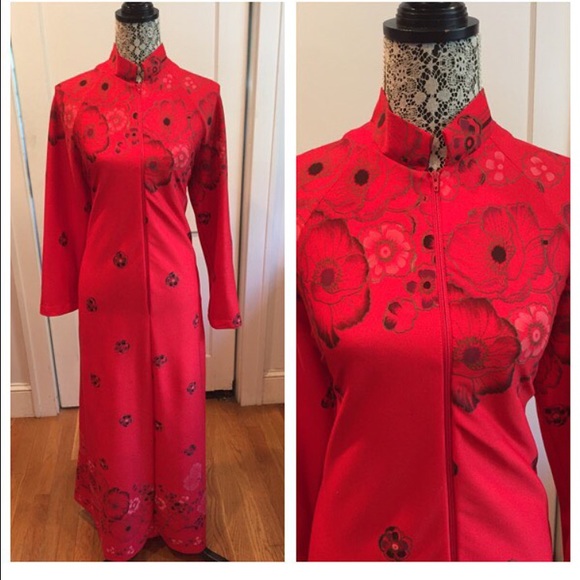 Red vintage dress size large in great condition