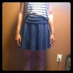 Grey foldover American Apparel skirt