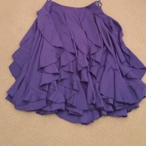 Purple fun flowey skirt
