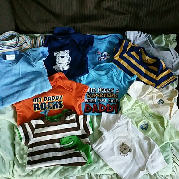 Baby boy lot onsie