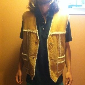 Western style fur vest