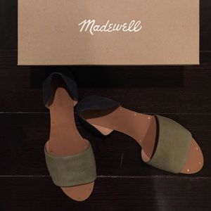 Madewell The Thea Sandal in British Surplus & Ink