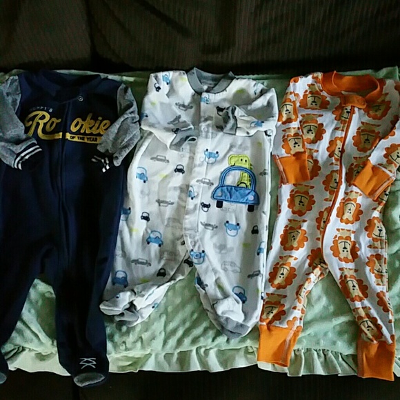 Baby boy sleeper lot