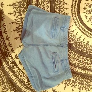 Express baby blue cargo shorts!