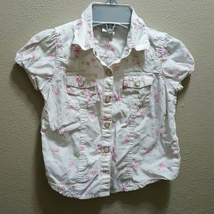 Girls button down