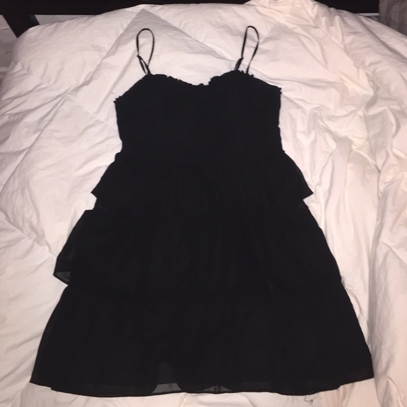 Chiffon-like slip dress