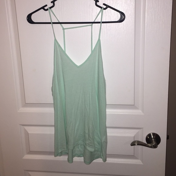 Mint green tank top