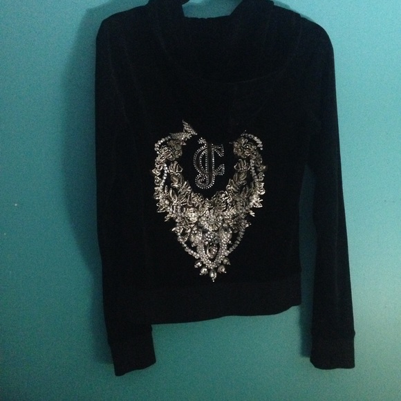 Juicy couture black track suit jacket