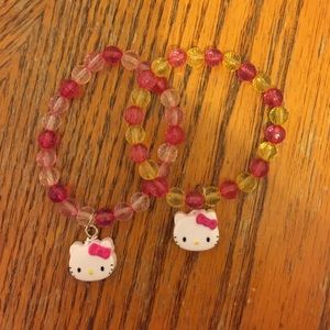 Hello kitty friendship bracelets!!