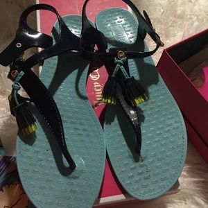 Juicy Couture thong sandals (rare)