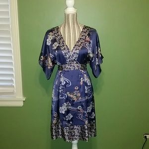 Prurple floral dress