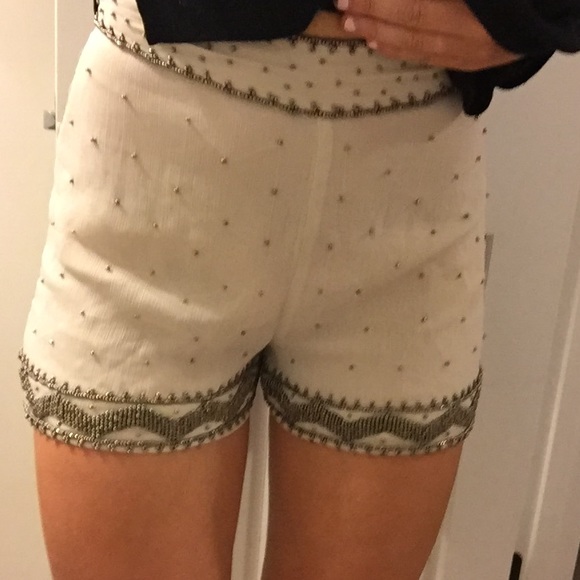 XxX SOLD XxX Anthropologie Embellished Shorts - Picture 4 of 4