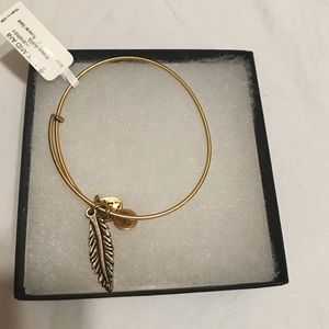 Alex & Ani feather bangle NWT