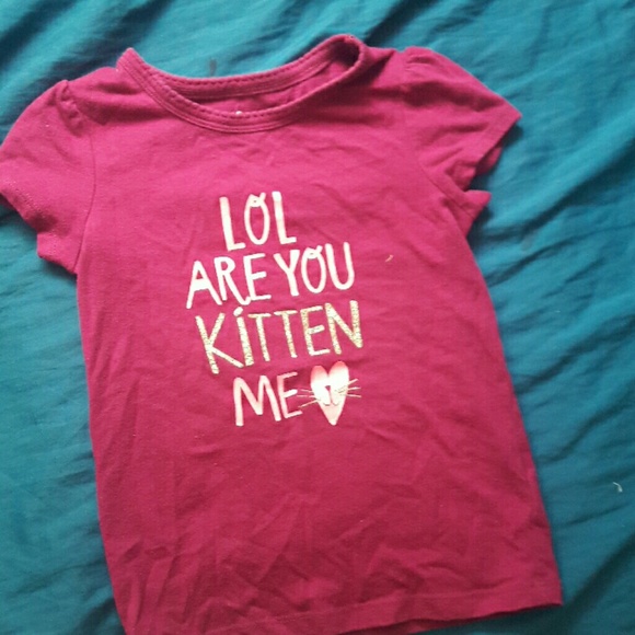 ARE YOU KITTEN ME girls shirt