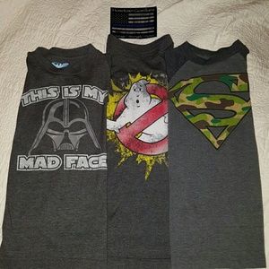 Boys Ghostbusters Star Wars Superman Lot of 3